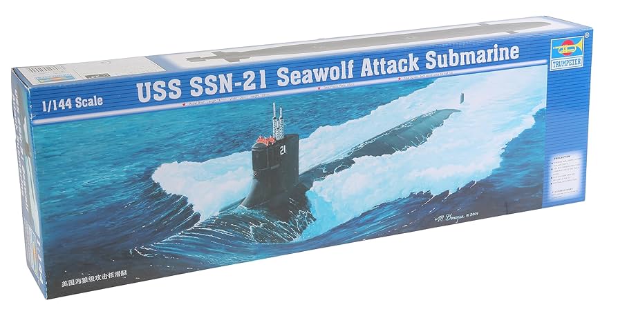 トランペッター 1:144 USS SSN-21 シーウルフ攻撃型潜水艦 新品 Amazon.com: Trumpeter 1/144 USN Seawold SSN21 Attack